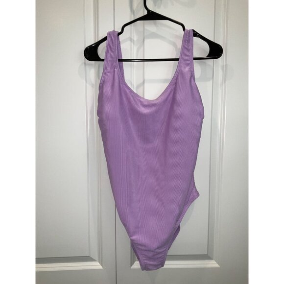 Ninety-Nine Degrees High Leg Cheeky One-piece Swimsuit NEW size Large - Picture 2 of 4